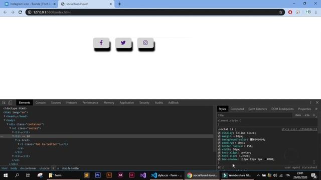 how to make Simple Social Icons Using Only HTML & CSS смотреть онлайн