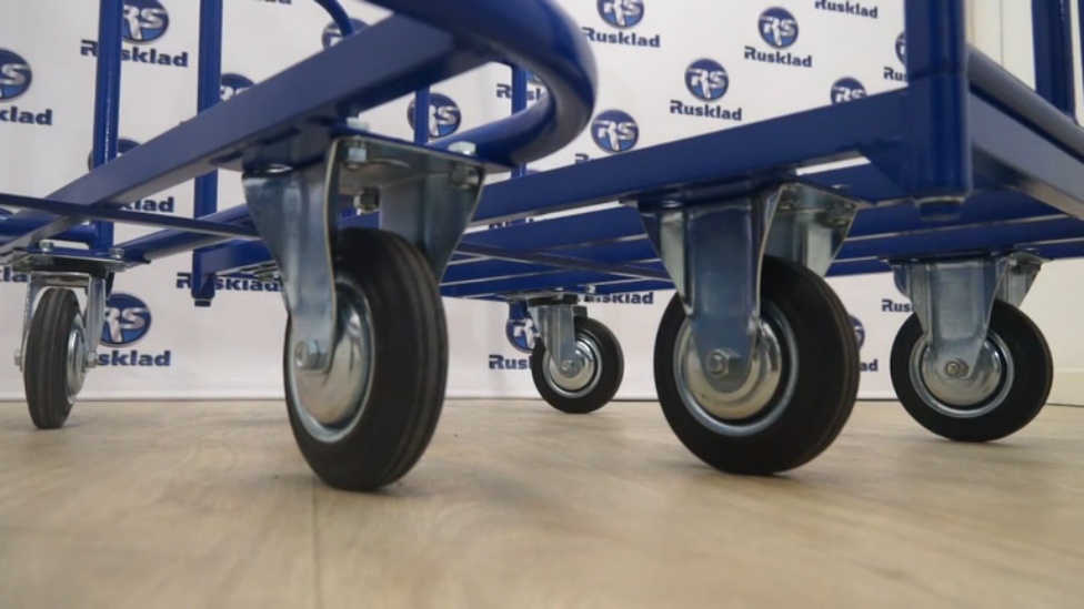 Каркасные платформенные тележки. Складские тележки без настила смотреть онлайн