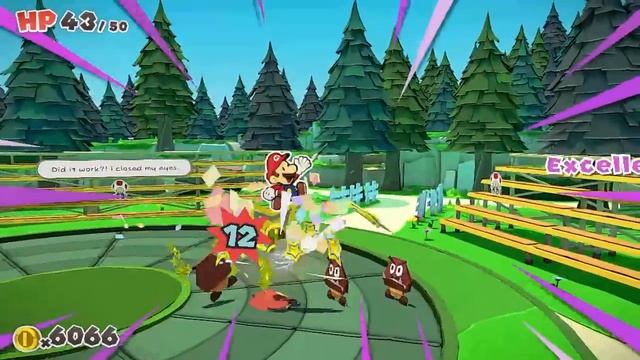 Paper Mario: The Origami King, 10 minutes of gameplay смотреть онлайн