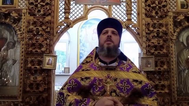 Проповедь о. Дмитрия Михайлюка 27 сентября 2021г. смотреть онлайн