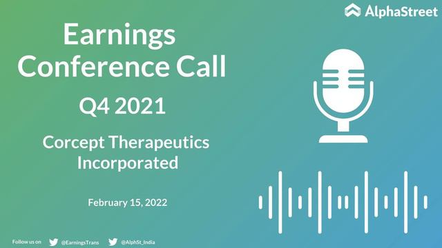 CORT Stock | Corcept Therapeutics Incorporated Q4 2021 Earnings Call смотреть онлайн