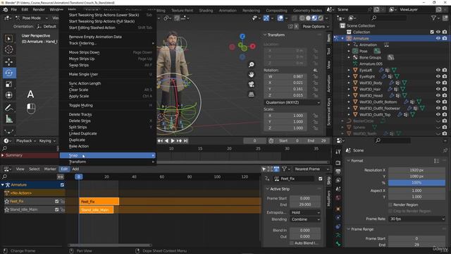 2. Creating the transition animation from crouched to stand смотреть онлайн