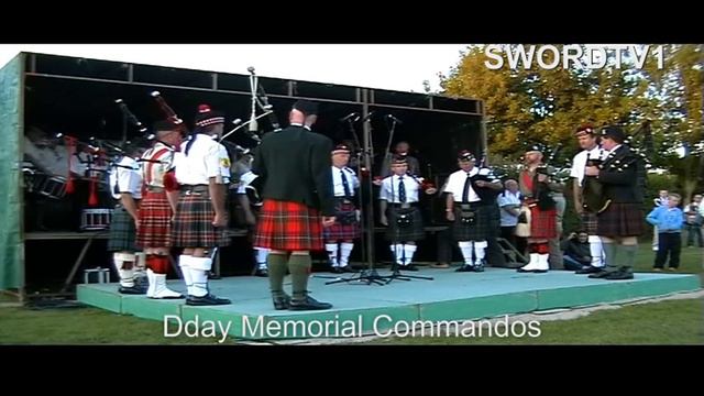 Piper Bill Millin returns to Normandy with the mayor's validation for the creation of the statue смотреть онлайн