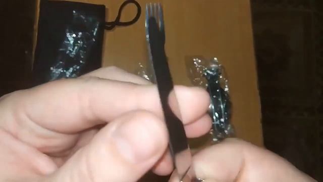 ПОХОДНЫЙ НАБОР СТОЛОВЫХ ПРИБОРОВ 3в1 С АЛИЭКСПРЕСС #aliexpress