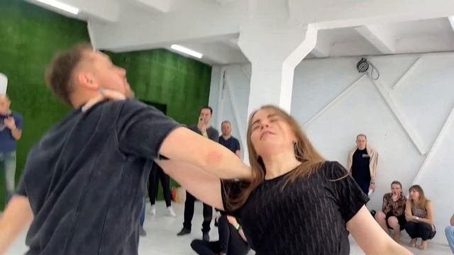 Наталья Полейко и Иван Шибалович | Bachata Demo, Minsk 2023 смотреть онлайн