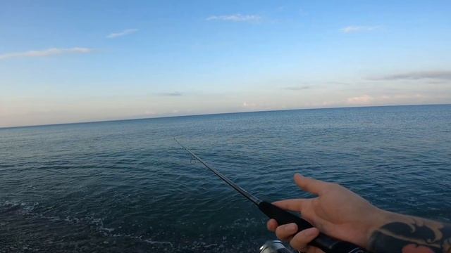 SHIMANO 18 EXSENCE Genos Grand Stinger 96? Рыбалка на Черном море?