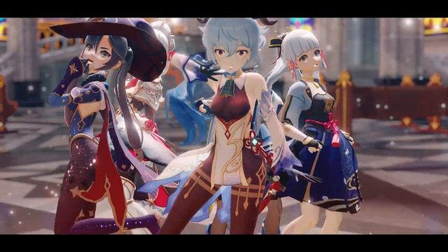 【MMD】Carry Me Off ~Genshin Impact~ Noelle Ayaka Ganyu Sucrose Mona смотреть онлайн
