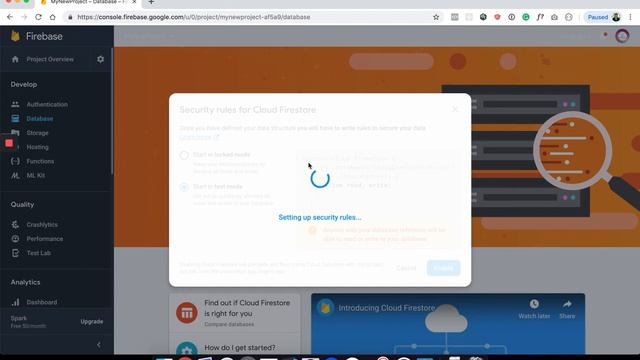 Create a Firebase Project смотреть онлайн