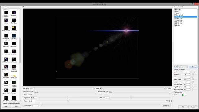 Creating custom lens flare effect with Knoll Light Factory. 11 смотреть онлайн