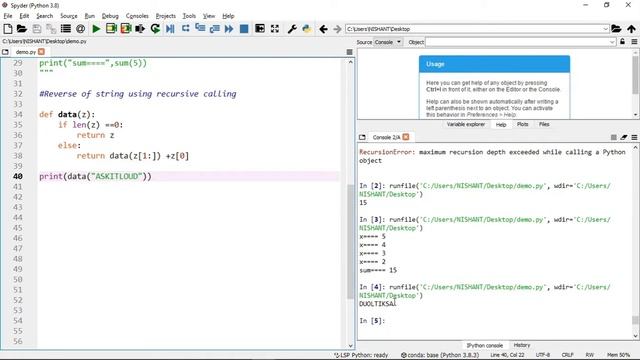 Lecture - 7 - Recursion in Python|Python Intermediate|Python in hindi|Best Python Lectures| смотреть онлайн