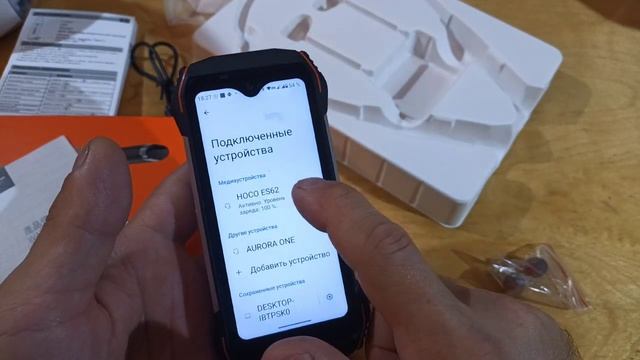 Bluetooth наушники на 2 недели... (на работе) - распаковка HOCO ES62 смотреть онлайн