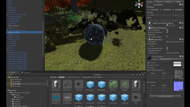 Unity 3d. Урок 2. Интерфейс и окно Scene View смотреть онлайн
