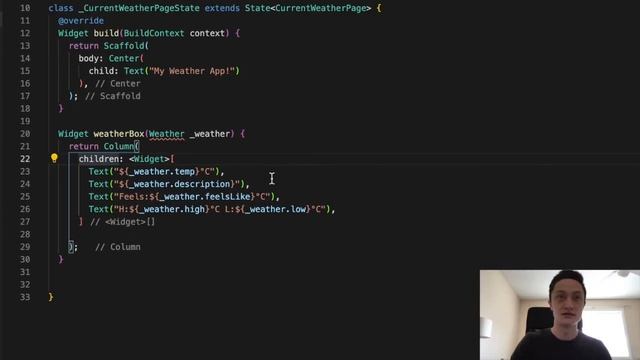 Flutter Weather App смотреть онлайн