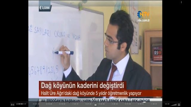 Halit Üre & Ağrı Dönerdere İlkokulu NTV Haber смотреть онлайн