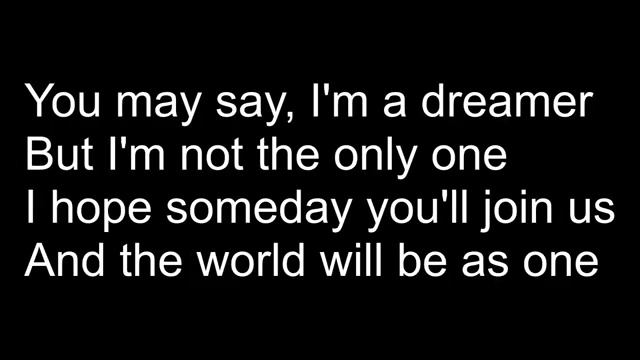 Imagine _john Lennon Lyrics