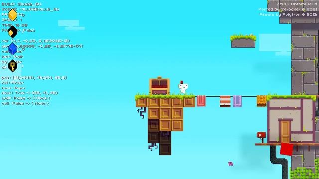 Zeffyr Playtesting (Fez recreation on Godot) смотреть онлайн