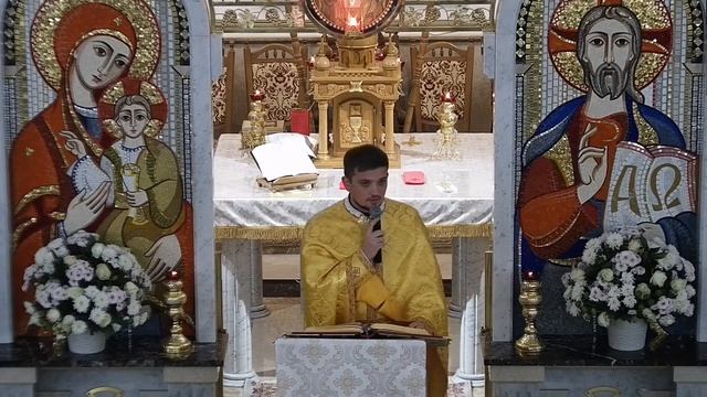 27.11.2023 Понеділок. 17:40 Вервиця 18:00 Божественна Літургія смотреть онлайн