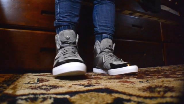 adidas Court Ten Mid Gray/Black Casual Shoes, UNBOXING & ON FEET смотреть онлайн