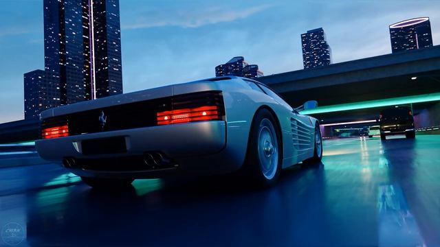 Ferrari Testarossa Highway Live Wallpaper 4K смотреть онлайн