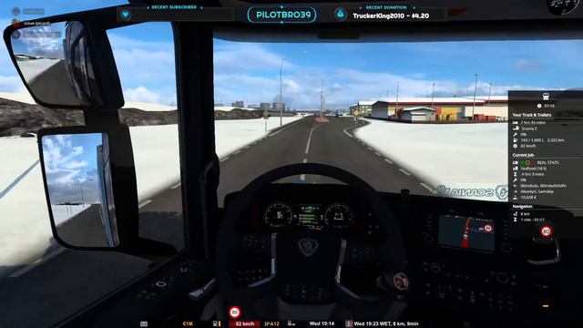 Euro Truck Simulator 2 Convoy with Promods. смотреть онлайн