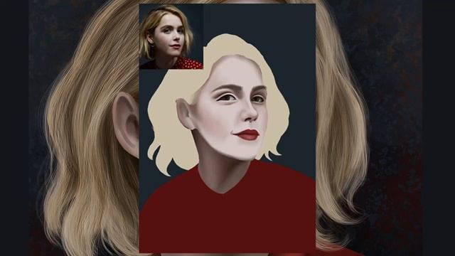 digital painting - Kiernan Shipka смотреть онлайн