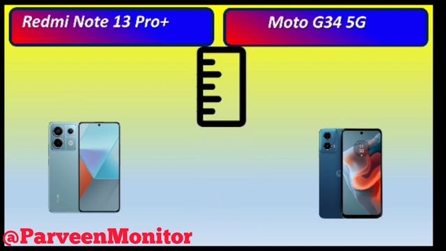 ✅Redmi Note 13 Pro Plus VS Moto G34 Full Comparison|Best Camera Quality|@ParveenMonitor смотреть онлайн