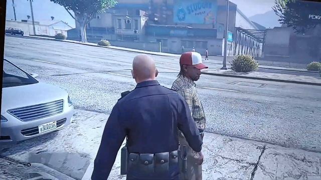 Устроился в полицию в GTA 5