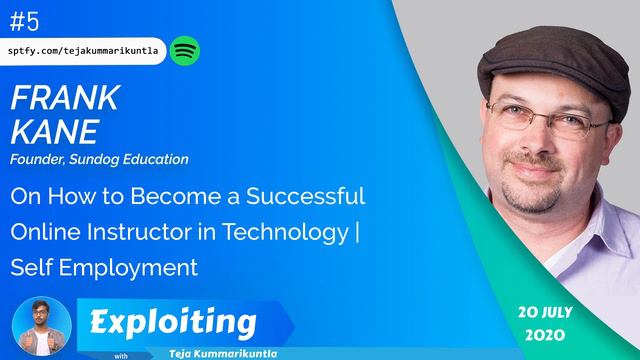 Frank Kane: On How to Become a Successful Online Instructor in Technology | Self Employment #5 смотреть онлайн