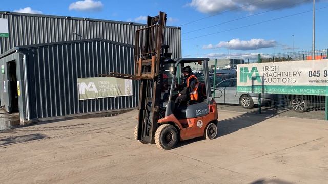 2006 TOYOTA 1.5T GAS FORKLIFT FOR AUCTION смотреть онлайн