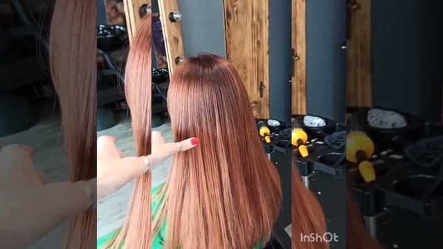 Окрашивание в медных оттенках Hair Coloring In Copper Shades #окрашиваниеволос#haircoloring#airtouc