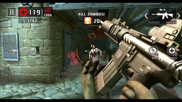 Dead Trigger 2 M-4 Mk10 vs. Zombies HD смотреть онлайн