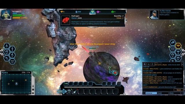 Andromeda 5 space MMORPG first look of gameplay 8/10 смотреть онлайн