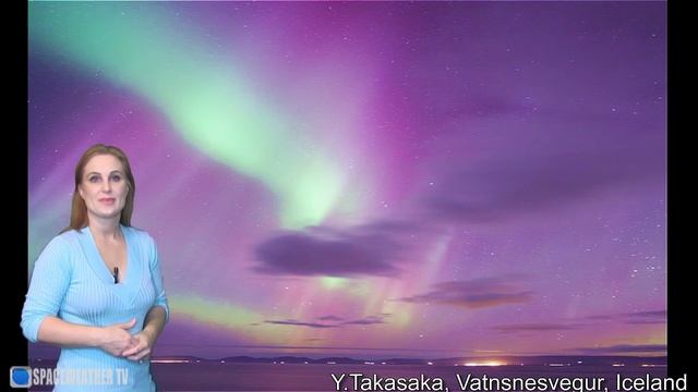 Aurora All Over the Globe & New Flares on the Horizon: Solar Storm Forecast 10-14-2015 смотреть онлайн