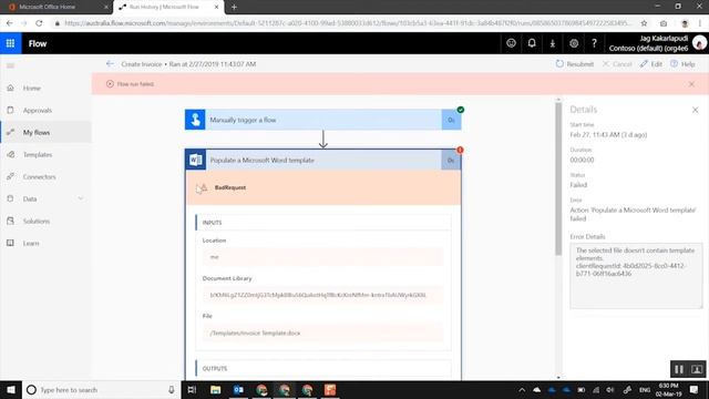 Vlog 61 - How to troubleshoot (debug) your Flows in Microsoft Flow. смотреть онлайн