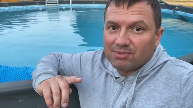 Нагреватель для бассейна из ПНД трубы #бассейн #каркасныйбассейн #подогревбассейна смотреть онлайн