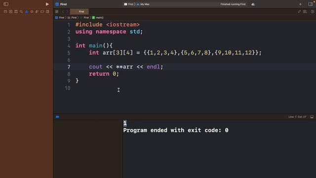 #54 Pointers and 2d Array | C++ Beginner To Advanced | INIT Tech Labs | #CodeWithDJ смотреть онлайн
