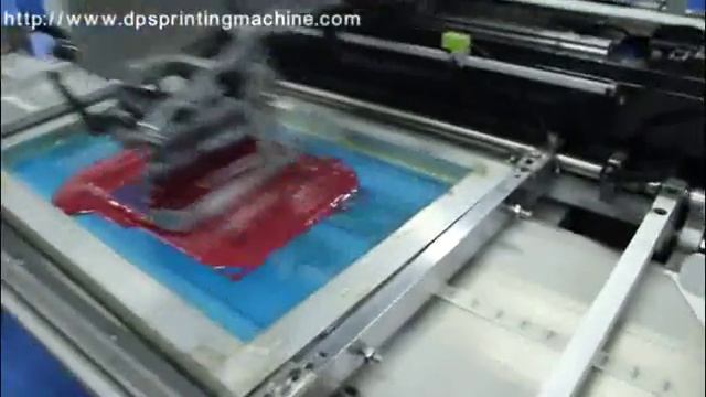 DOPSING 2 Colors Content labels cotton tapes automatic screen printing machine смотреть онлайн