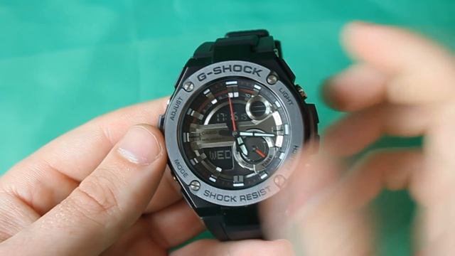 G-SHOCK GST-210B-1A | Обзор и настройка (на русском) | Купить со скидкой смотреть онлайн