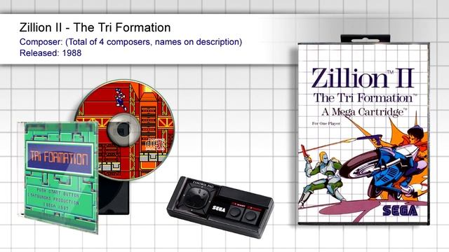 Zillion II - The Tri Formation (Full OST) - SMS смотреть онлайн