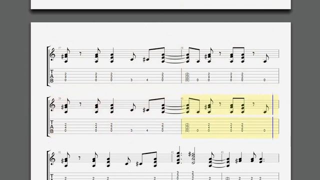 ACDC Rock and Roll Damnation Malcolm guitar tablature смотреть онлайн