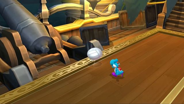 Mario Sports Mix - Sports Mix Star Cup (Hard, 3 Players, Mario, Yoshi, Cactuar) смотреть онлайн