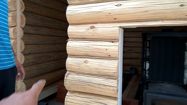 Продолжаем строить баньку 6х9. смотреть онлайн