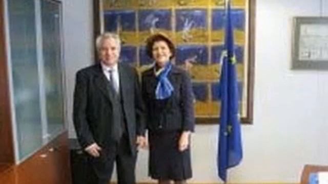 Androulla Vassiliou. European Commissioner with Three Directors from LGR, London Greek Radio. смотреть онлайн