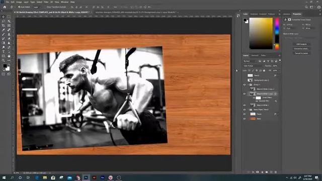 Photoshop: 3-D, Sketch Drawing Effect !(promo)