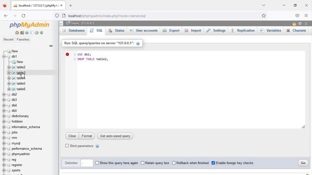 Two ways to delete or drop table in PhPMyAdmin смотреть онлайн