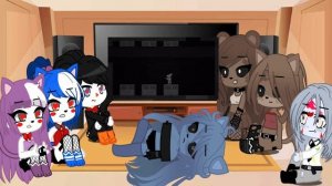 Реакция FNIA’C на весь сюжет Фнак | Five nights at Candy’s | gacha club