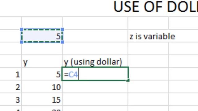 How to use Dollar ($) Function in Excel смотреть онлайн