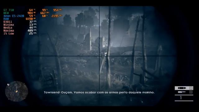 Battlefield 1 - 720p, 800p, 900p - Xeon e5-2420 / GT 710 1GB GDDR3 / 8GB RAM [DDR3] смотреть онлайн