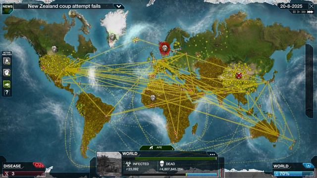 Plague inc ~ Simian Flu (Monkeys) & Shadow Plague (Vampires) смотреть онлайн