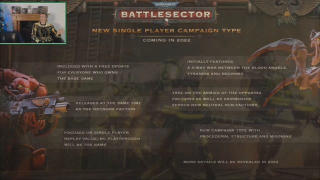 워해머 4만: 배틀섹터 신규 DLC 공개! 네크론!! [Warhammer 40,000: Battlesector New DLC revealed as Necron!] смотреть онлайн